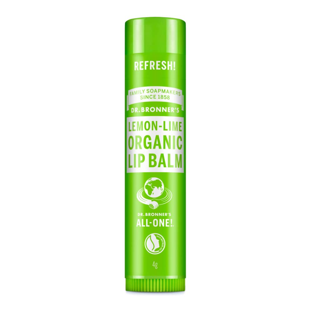 Dr. Bronners Lemon Lime Lip Balm, 4 GR Beauty & Personal Care Dr. Bronner's