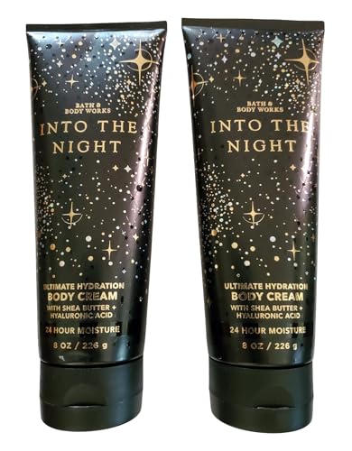 Bath & Body Works Womens Into the Night Ultimate Hydration Body Cream 8 Ounces Pack of 2 Beauty & Personal Care Bath & Body Works