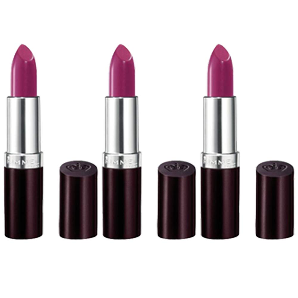 (3 Pack) RIMMEL LONDON Lasting Finish Intense Wear Lipstick - Amethyst Shimmer Beauty & Personal Care Rimmel
