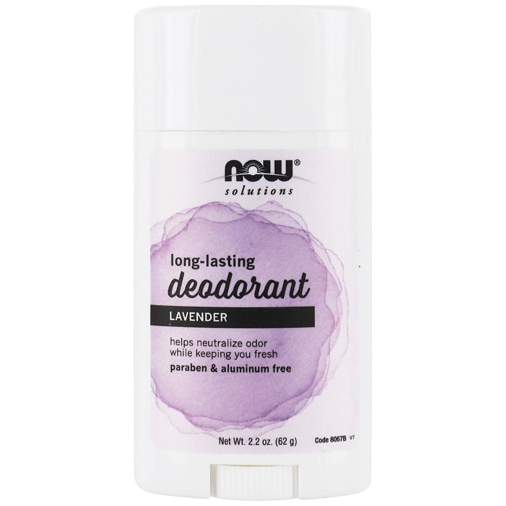 Now Foods Long Lasting Deodorant Stick - 2.2 oz 6 Pack Beauty and Personal Care NOW Foods