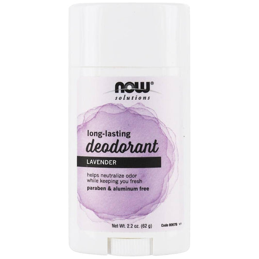 Now Foods Long Lasting Deodorant Stick - 2.2 oz 6 Pack Beauty and Personal Care NOW Foods