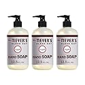 Mrs. MEYER'S Hand Soap Lavender 12.5 Ounce Pump (370ml) (3 Pack) Beauty & Personal Care Mrs. MEYER'S