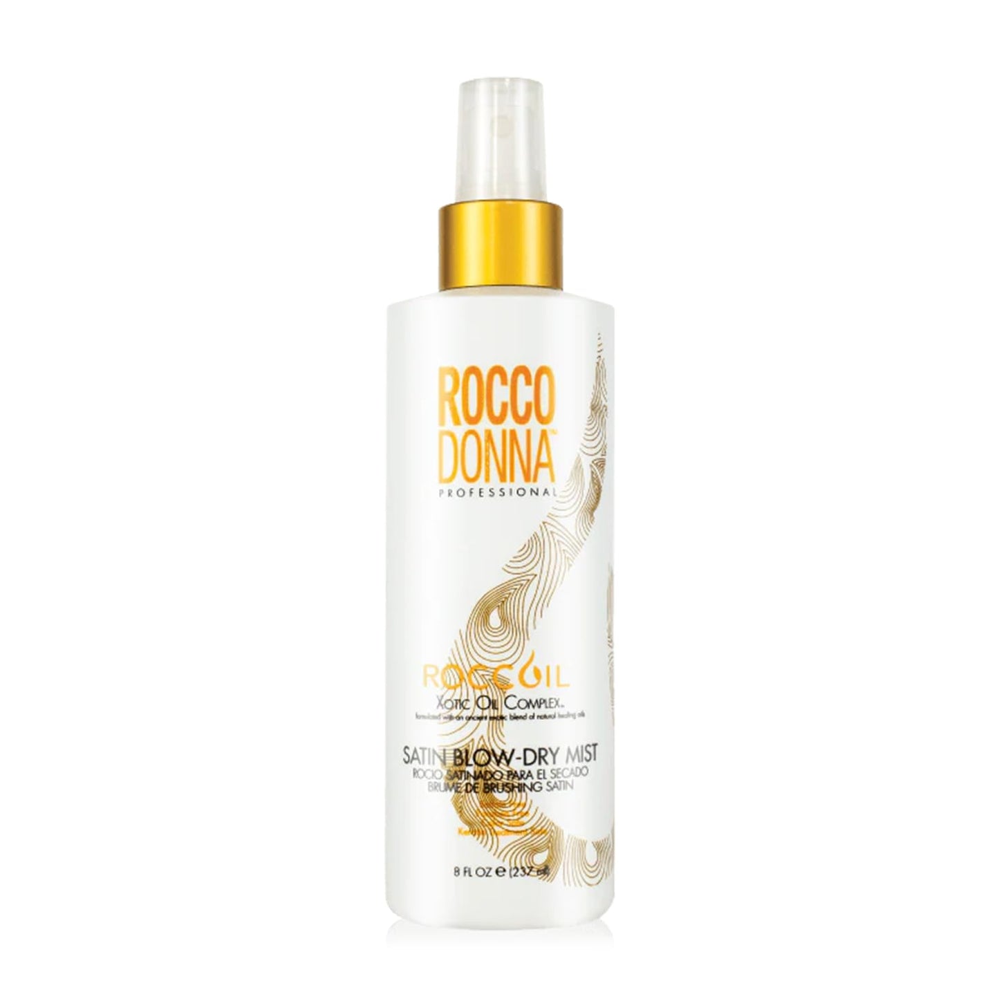 Rocco Donna Leave-In Conditioner for Hair Weightless Style | Satin Blow-Dry Mist Spray | Smoothing and Hydration | 8 oz Beauty & Personal Care Rocco Donna