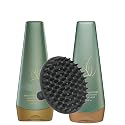 Agave Smoothing Shampoo and Conditioner 8.5 Ounce Duo and M Hair Designs Scalp Massager Shampoo Brush (Bundle) Beauty & Personal Care M Hair Designs