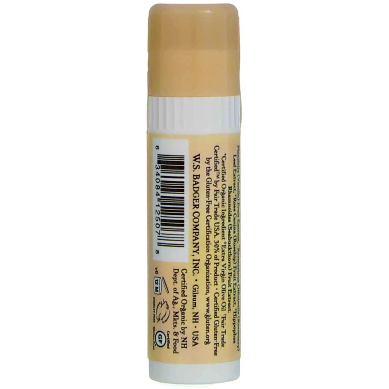 Badger Cocoa Butter Lip Balm-Vanilla Bean, 2 pack Beauty and Personal Care Badger