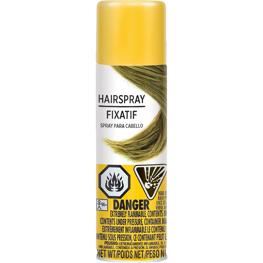 Hypo-Allergenic Yellow Hair Spray - 3 oz. - Perfect Party Accessory, 1 Pc. Beauty & Personal Care Amscan