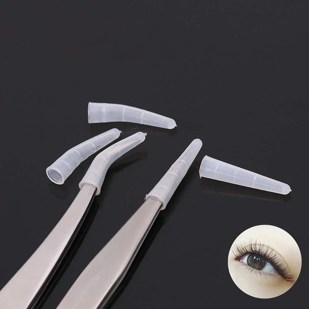 100 Pcs Clear Tweezer Point Protectors Cap Tweezer Tip Protective Covers Stopper Beauty & Personal Care ccHuDE