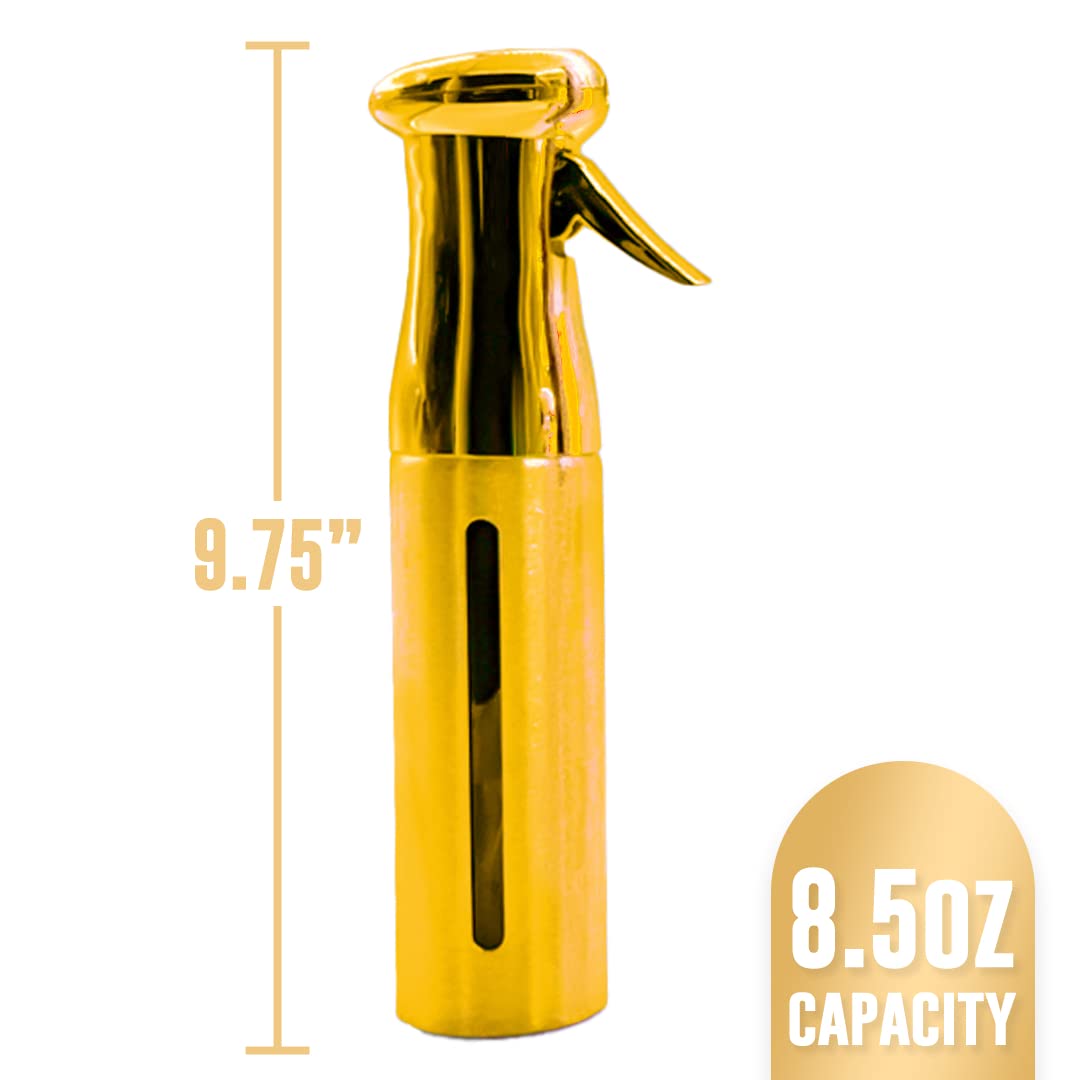 Colortrak Luminous Spray Bottle, 250ml/8.5oz Bottle with Full 360° Distribution, Easy-Use Pump, Quick View Window to Monitor Water Level Beauty & Personal Care Colortrak