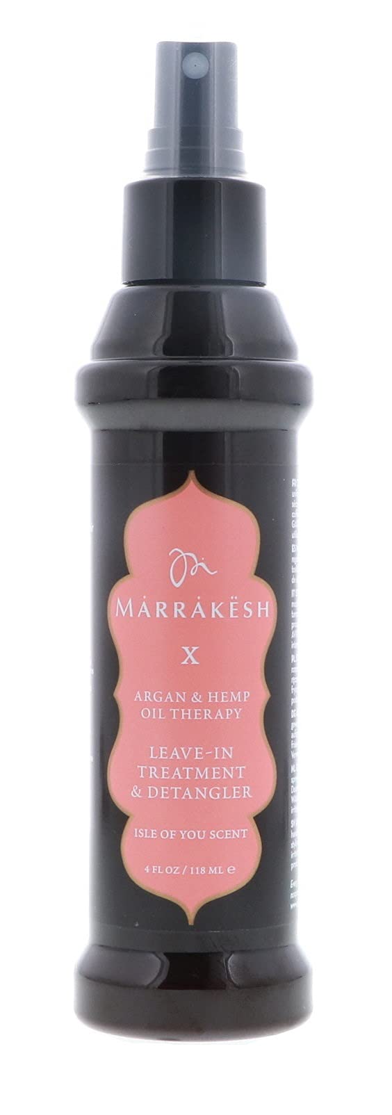 Marrakesh X LEAVE-IN TREATMENT & DETANGLER (Isle of You Scent) with Argan & Hemp Oil Therapy Spray Conditioner by Earthly Body (with Sleek Steel Pin Beauty & Personal Care Earthly Body by Marrakesh