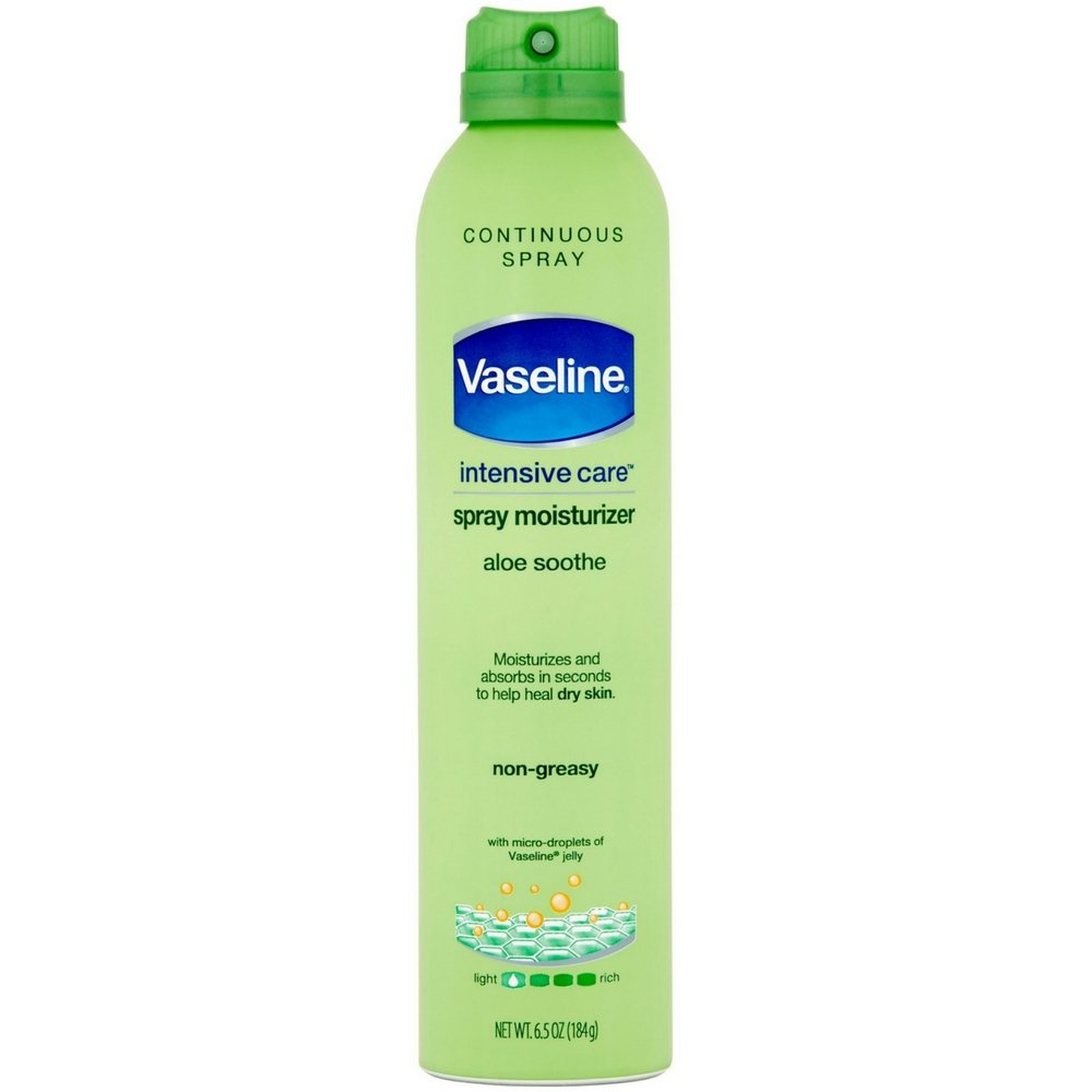 Vaseline Spray & Go Moisturizer, Aloe Fresh, 6.5 oz (Pack of 3) Beauty & Personal Care Vaseline