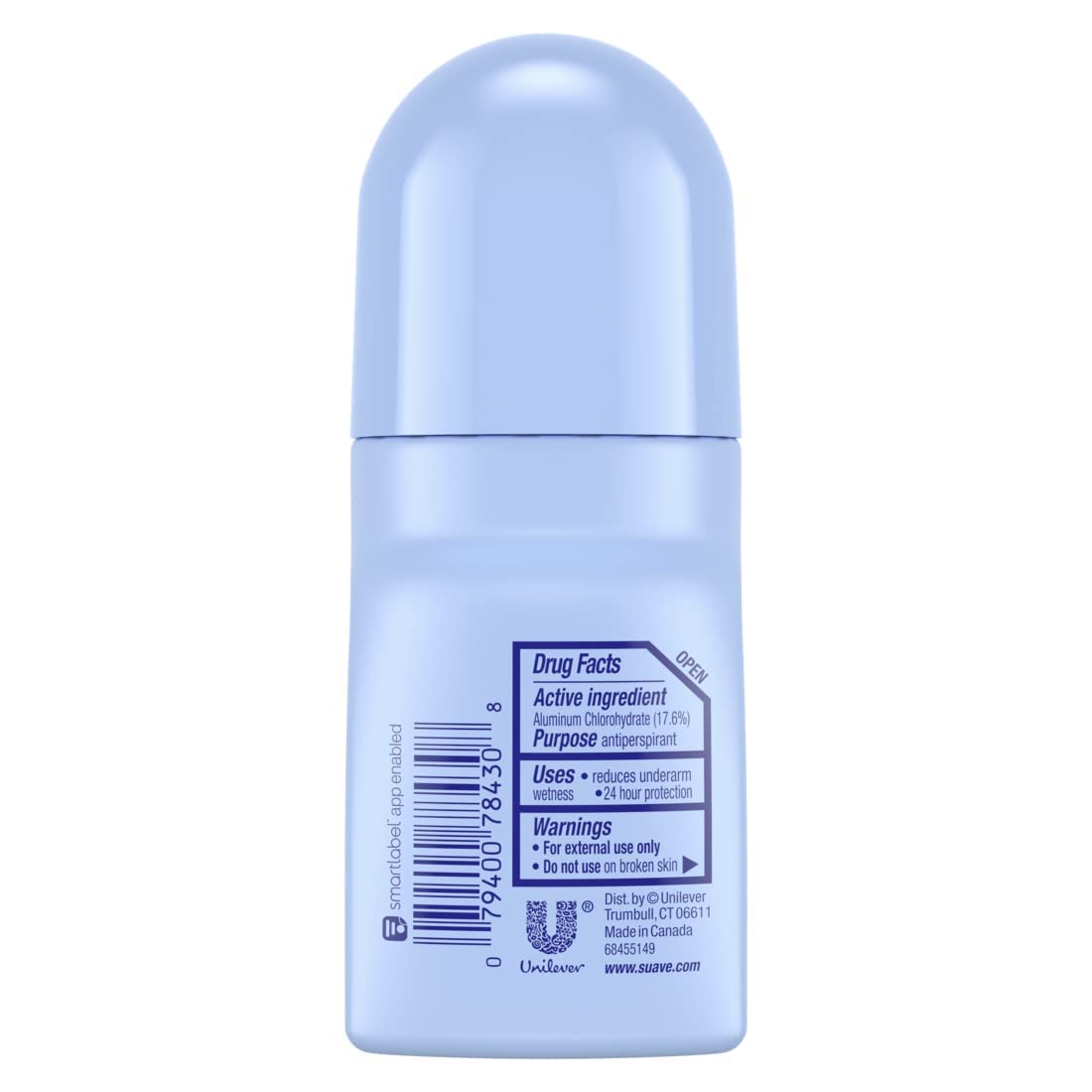 Suave 24 Hour Protection Anti-Perspirant Deodorant Roll-On Powder 2.70 oz Beauty and Personal Care Suave