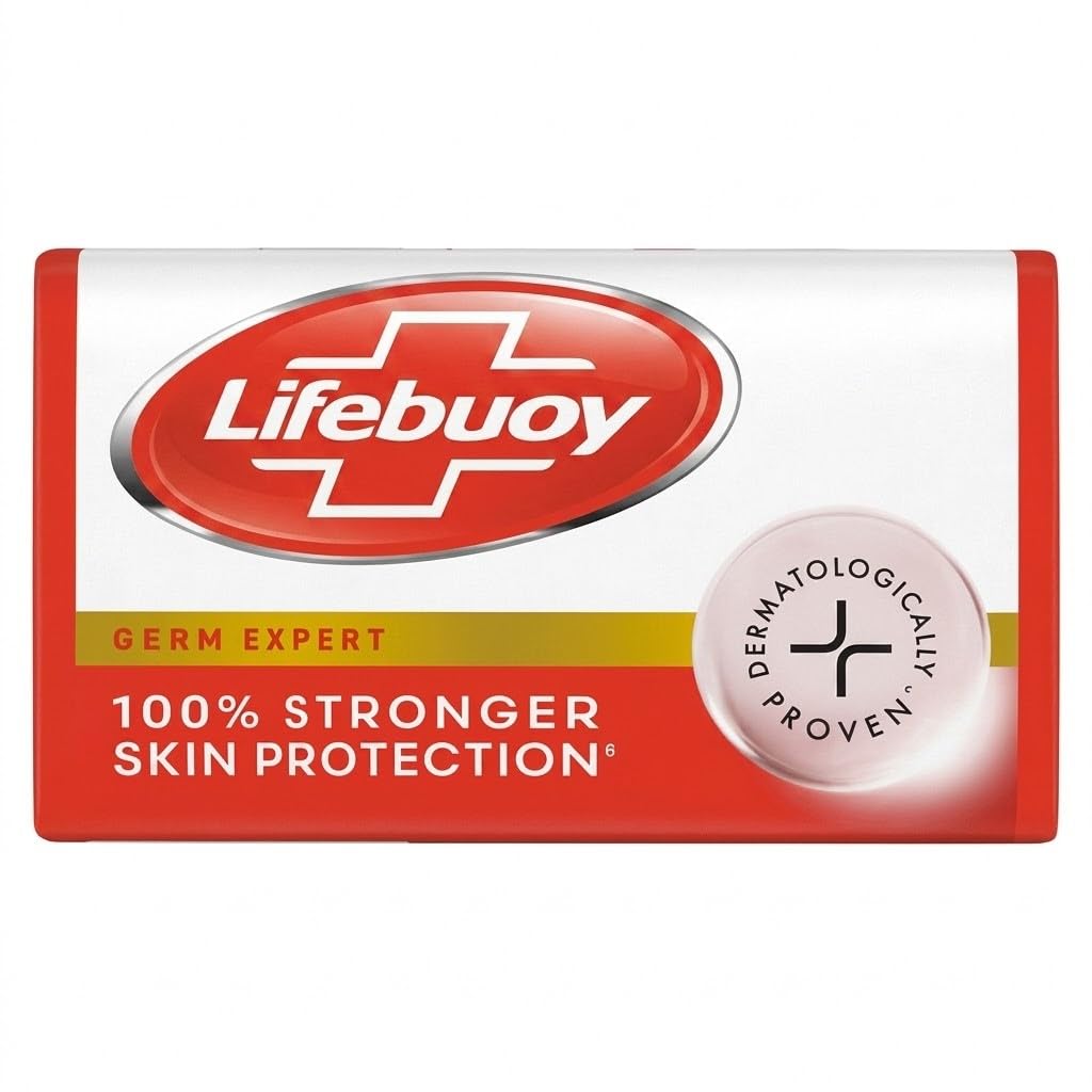Lifebuoy Bath Soap Bar | Deep Cleansing and Refreshing Body Soap | 125g (4.40 Oz) Pack of 3 Beauty & Personal Care Lifebuoy