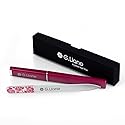 G.Liane Premium Glass Nail File with Case Professional Crystal Fingernail Files Perfect Manicure Set for Women Men Kids Nail Care Gift Set(Rose Pink) Beauty & Personal Care G.Liane
