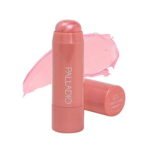 Palladio I'm Blushing 2-in-1 Cheek and Lip Tint, Buildable Lightweight Cream Blush, Sheer Multi Stick Hydrating formula, All day wear, Easy Beauty & Personal Care Palladio