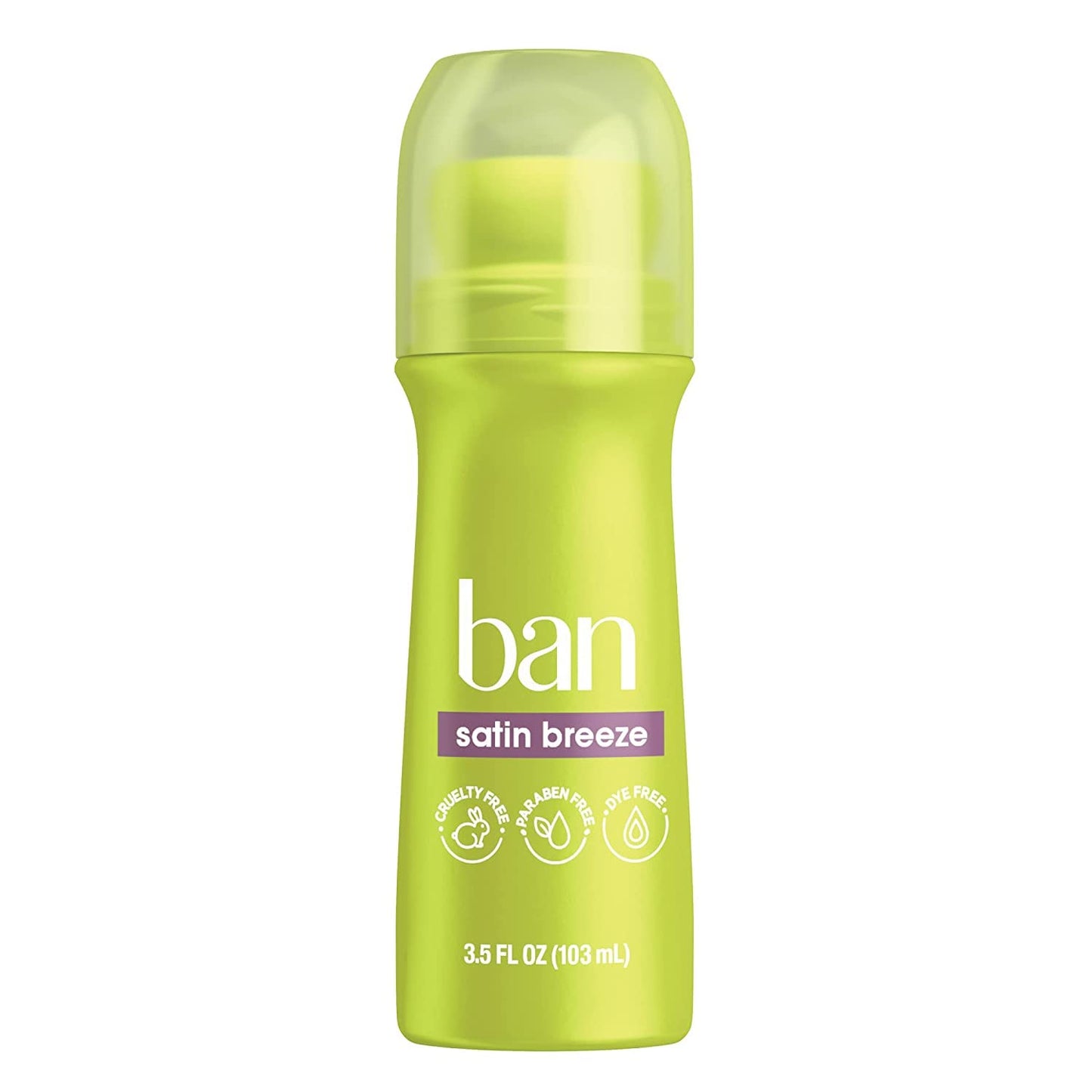 Ban Deodorant 3.5 Ounce Roll-On 24 Hr Satin Breeze (103ml) (6 Pack) Beauty and Personal Care Ban