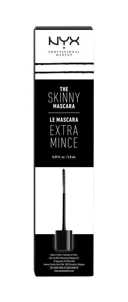 NYX Cosmetics The Skinny Mascara, Black