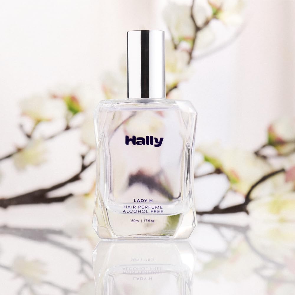 Hally Lady H Hair & Body Perfume - Alcohol Free, Non Toxic Cherry, Vanilla & Jasmine Fragrance - Long Lasting Fragrance Mist - Shine-Enhancing Beauty & Personal Care Hally Hair