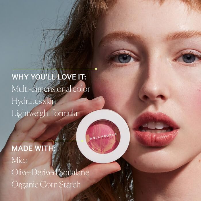 Well People Superpowder Blush Powder, Hydrating Powder Blush For Adding A Pop Of Cheek Color, Lightweight Formula, Vegan & Cruelty-free, Guava Twist Beauty & Personal Care Well People
