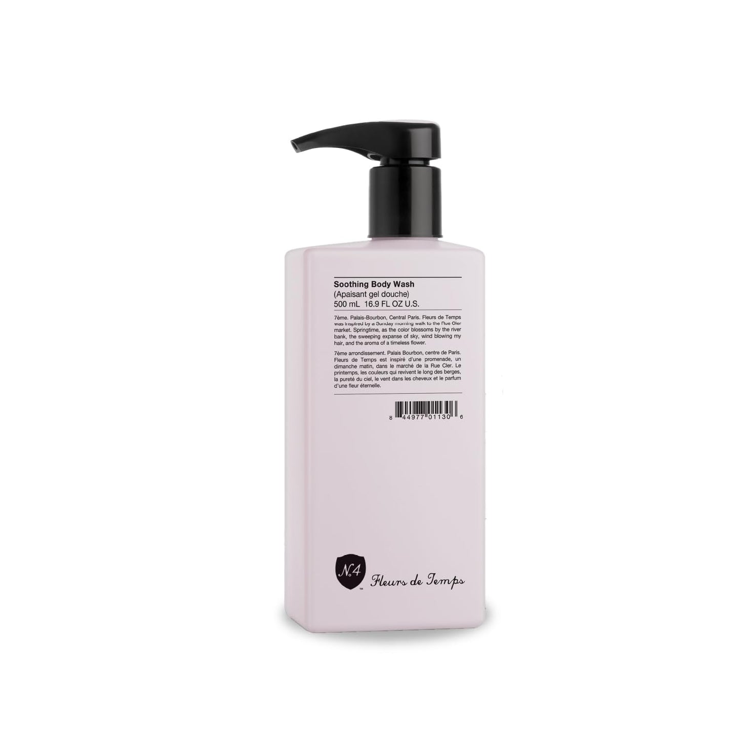 Number 4 Fleurs de Temps Soothing Body Wash. Moisturizing Body Wash with Vitamin E and Oat Extract, 16.9 oz Beauty & Personal Care Number 4