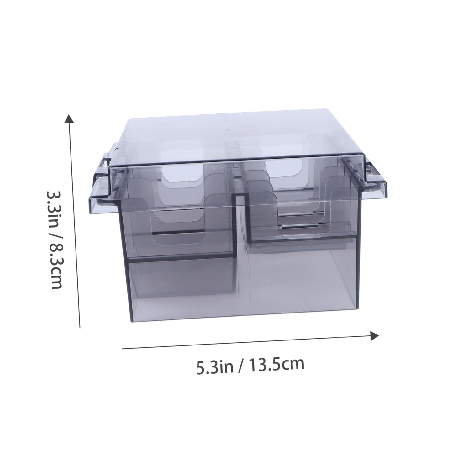 Beaupretty Comb Storage Box 5.31X4.64X3.26In Durable Plastic Organizer for Barbershop and Home Use Waterproof Desktop Container for Clipper Guards Beauty and Personal Care Beaupretty
