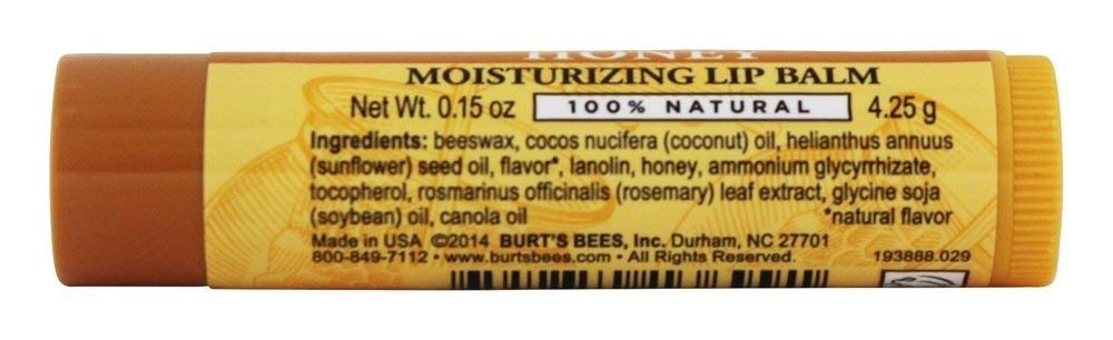 Burt's Bees Lip Balm - Moisturizing and Nourishing Beauty & Personal Care Burt's Bees
