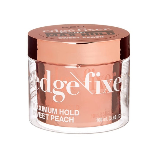 Red by Kiss Edge Fixer Hair Shine Gel, 24 Hour Max Hold, Non-Flaking, Biotin B7 Infused, Natural Styling, Professional Edge Control Wax, Perfect Beauty & Personal Care Red by Kiss