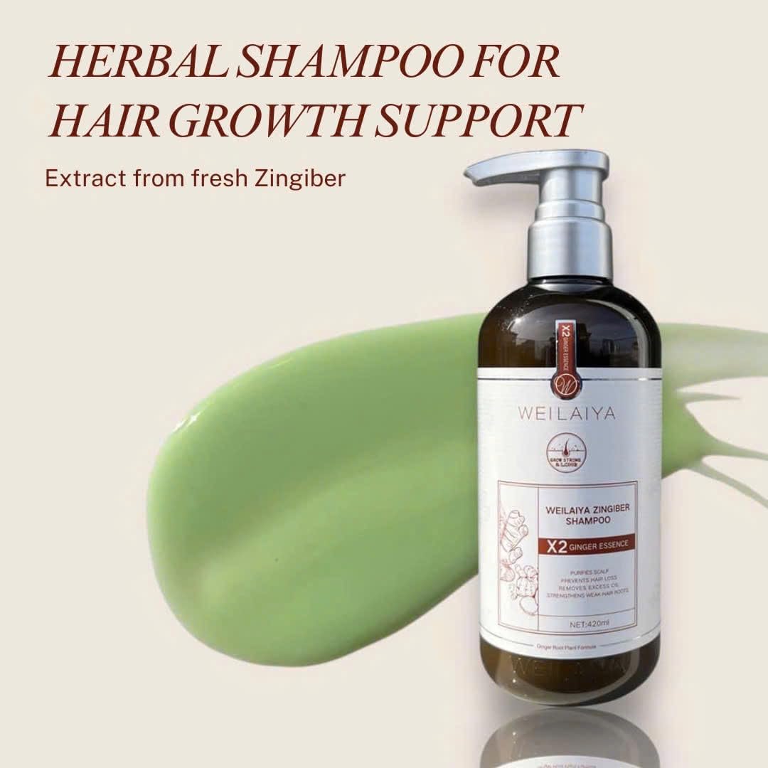 WEILAIYA LUXURY ZINGIBER SHAMPOO/CONDITIONER Beauty & Personal Care Weilaiya