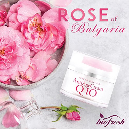 Biofresh Rose of Bulgaria Q10 Anti-Age Cream with Natural Rose Water 1.7 fl oz Beauty & Personal Care Biofresh Cosmetics