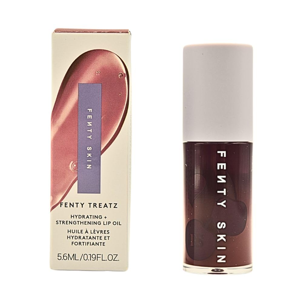 FENTY BEAUTY Treatz Hydrating + Strengthening Lip Oil - Black Cherry Beauty and Personal Care FENTY BEAUTY