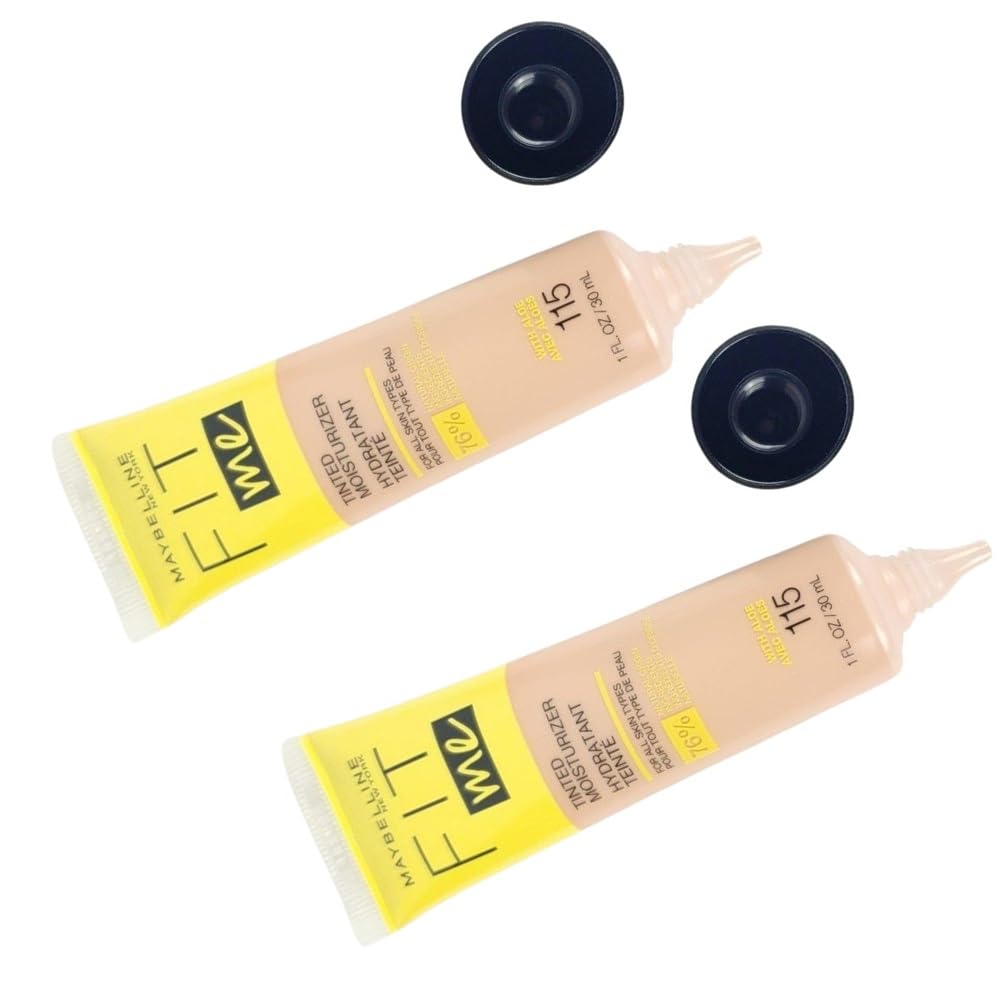 Maybelline New York Pack of 2 Fit Me Tinted Moisturizer, 115 Beauty & Personal Care MAYBELLINE