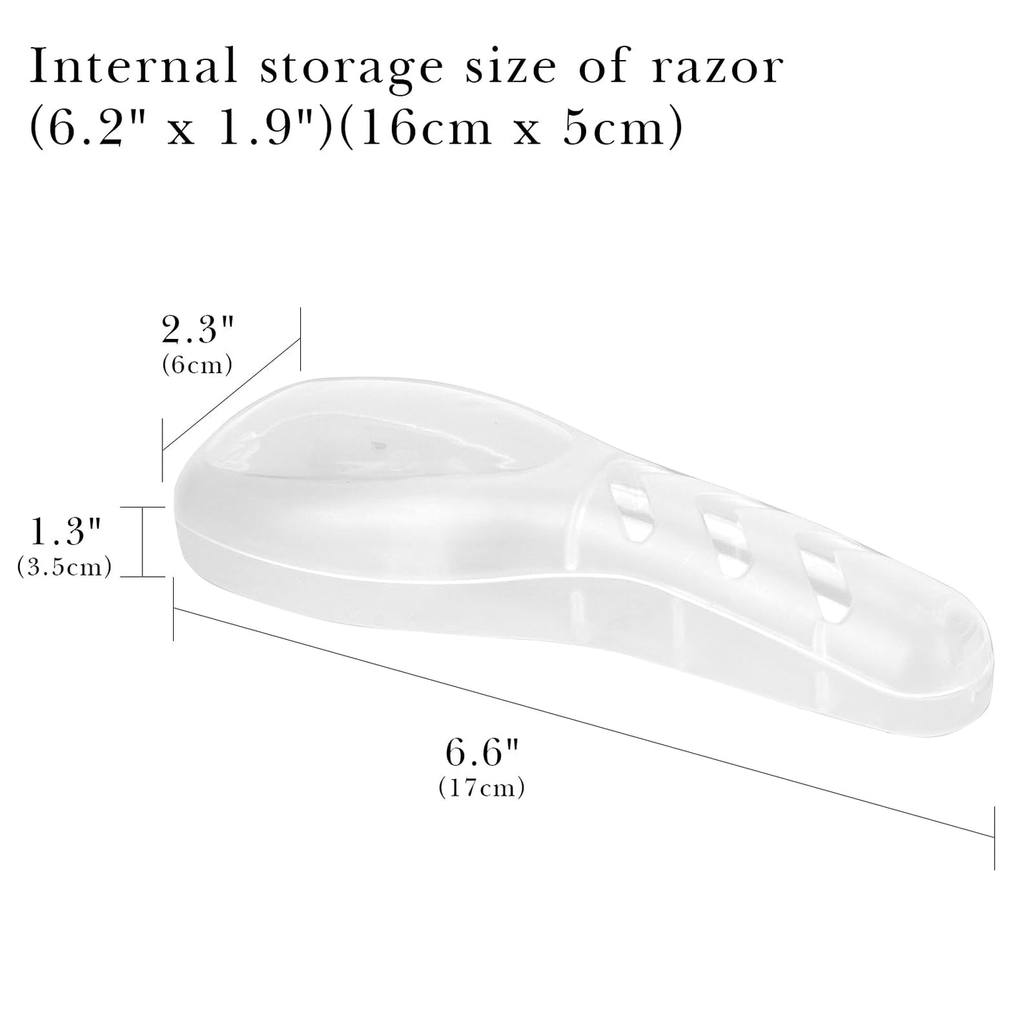 Linkidea 2 Pcs Portable Travel Razor Holder, Protective Razor Case Compatible with Gillette Fusion 5 ProGlide, Sensor 3, SkinGuard, Pace 6 Pro (White) Beauty and Personal Care Linkidea