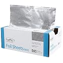ForPro Professional Collection Embossed Foil Sheets 900S, Aluminum Foil, PopUp Dispenser for Hair Color Application and Highlighting, Food Safe, 9” W Beauty & Personal Care ForPro Professional Collection
