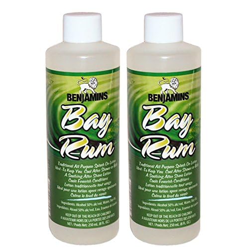 Benjamins Bay Rum 8oz (Pack of 2) Beauty & Personal Care Benjamins