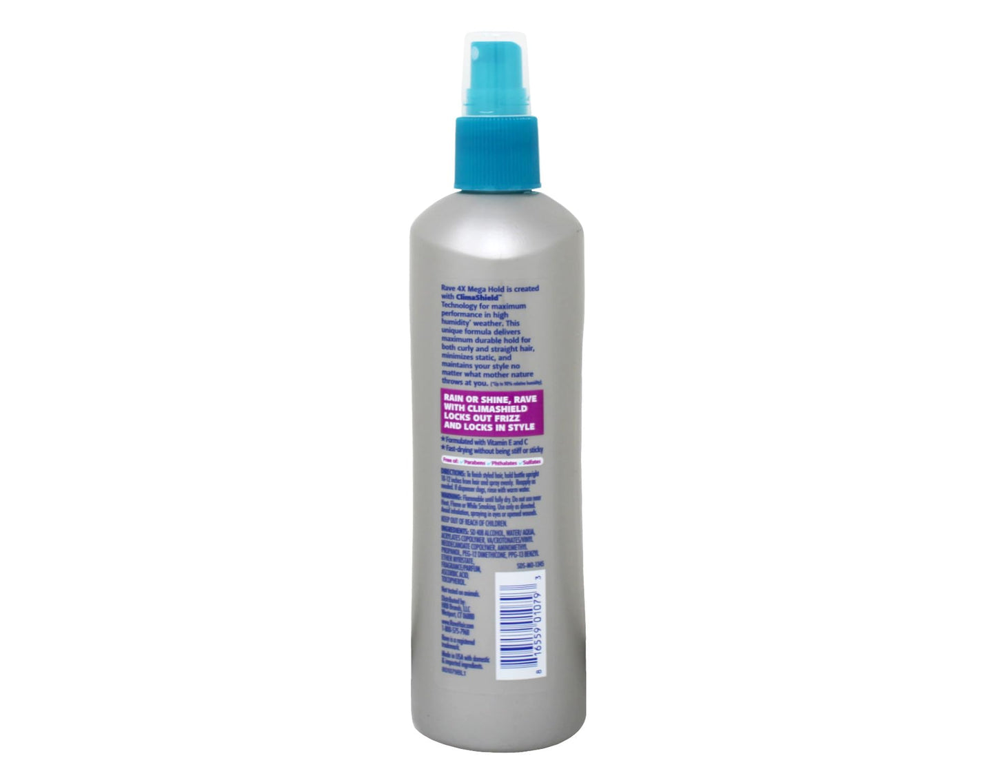 Rave Mega Hold Clima Shield Hairspray, Pack of 3 Beauty & Personal Care rave