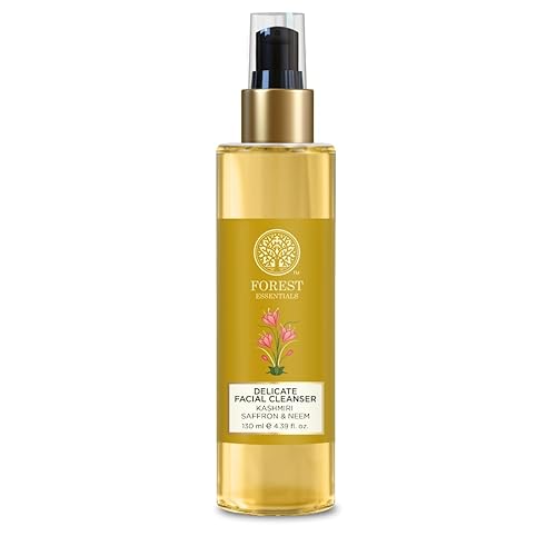 Forest Essentials Kashmiri Saffron and Neem Delicate Facial Cleanser, 200ml Beauty & Personal Care Forest Essentials
