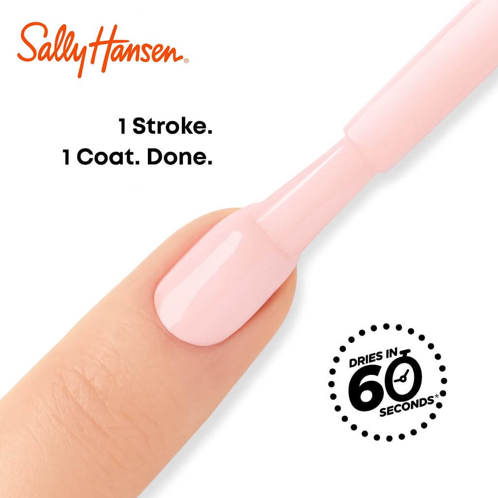Sally Hansen Insta-Dri Nail Polish | Quick Dry, Long Lasting, Streak-Free Shine | Opaque, Glossy | 234 Pink Pursuit | White Pink Nail Color Beauty & Personal Care Sally Hansen