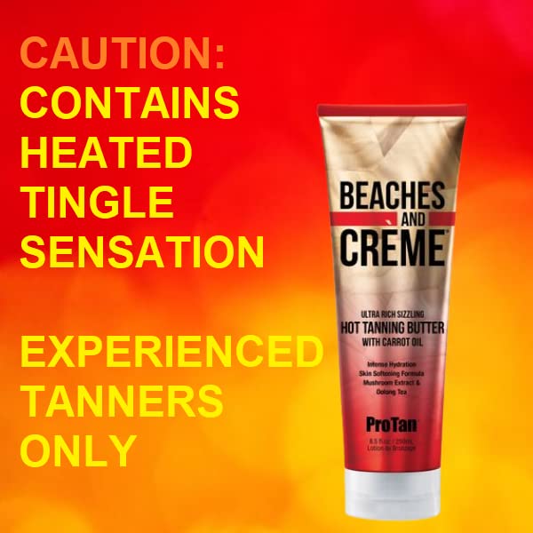 Beaches & Creme Sizzling Hot Tanning Butter 8.5oz Beauty & Personal Care Pro Tan