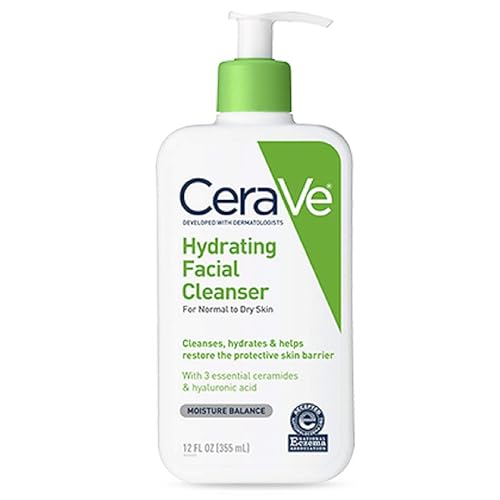 CeraVe Hydrating Facial Cleanser, 12 Ounces Each (1 Pack) Beauty & Personal Care CeraVe