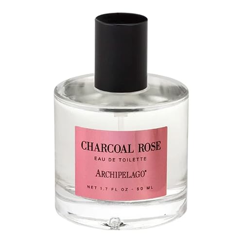 Archipelago Botanicals Charcoal Rose Eau de Toilette Spray for Women, Long Lasting Everyday Fragrance, Travel Size Women’s Floral Perfume with Notes Beauty & Personal Care Archipelago Botanicals