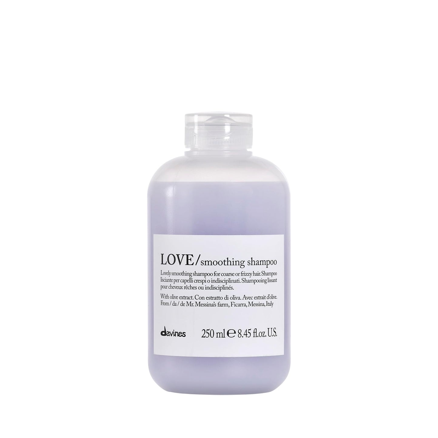 Davines LOVE Smoothing Shampoo, Taming Anti-Frizz Gentle Cleansing Action for Wavy, Unruly, Coarse Hair - Gives Shine, Elasticity, Softness, Beauty and Personal Care Davines Default Title