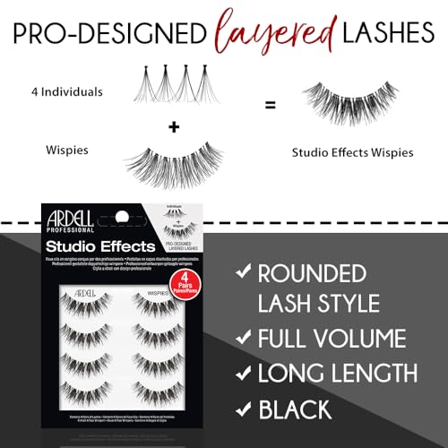 Ardell Studio Effects Wispies 4 Pairs Beauty & Personal Care Ardell