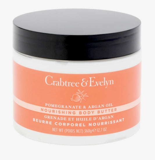 Crabtree & Evelyn Pomegranate & Argan Oil Nourishing Body Butter 12.7 oz Beauty & Personal Care Crabtree & Evelyn