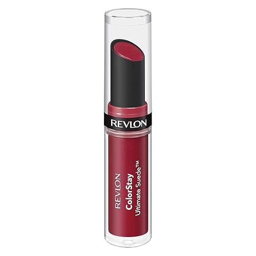 REVLON Lipstick, ColorStay Ultimate Suede Lipstick, High Impact Lip color with Moisturizing Creamy Formula, Infused with Vitamin E, 075 Cruise Beauty & Personal Care REVLON