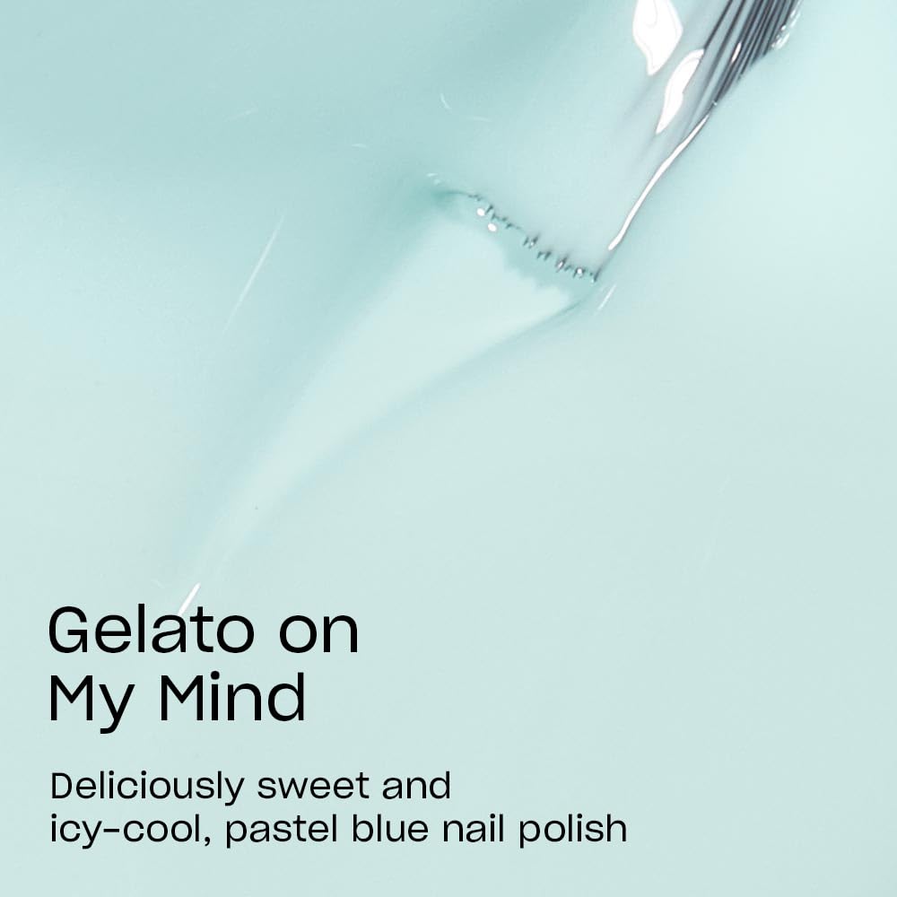 OPI Nail Lacquer Gelato on My Mind | Opaque Bright Blue Crème Chip Resistant Nail Polish | Vegan, Fast Drying, Streak Free Beauty & Personal Care OPI