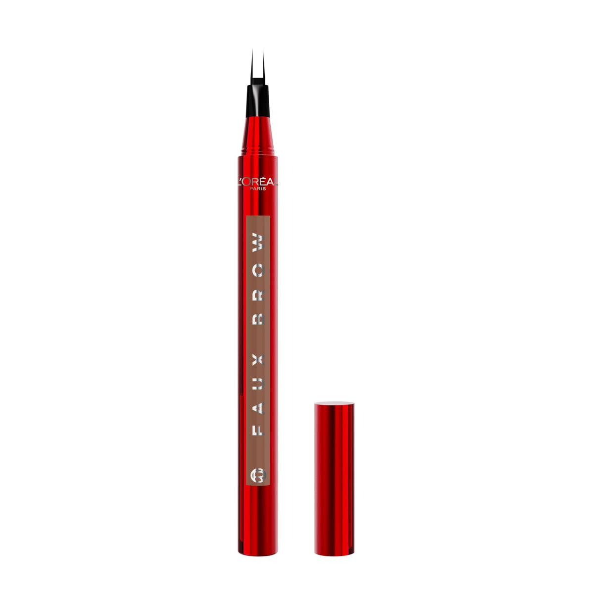 L'Oreal Paris Faux Brow, Hair-Like, Filling Eyebrow Pen with Double-Brush Tip, Fast & Precise Eyebrow Makeup, Blonde, 0.04 Fl Oz