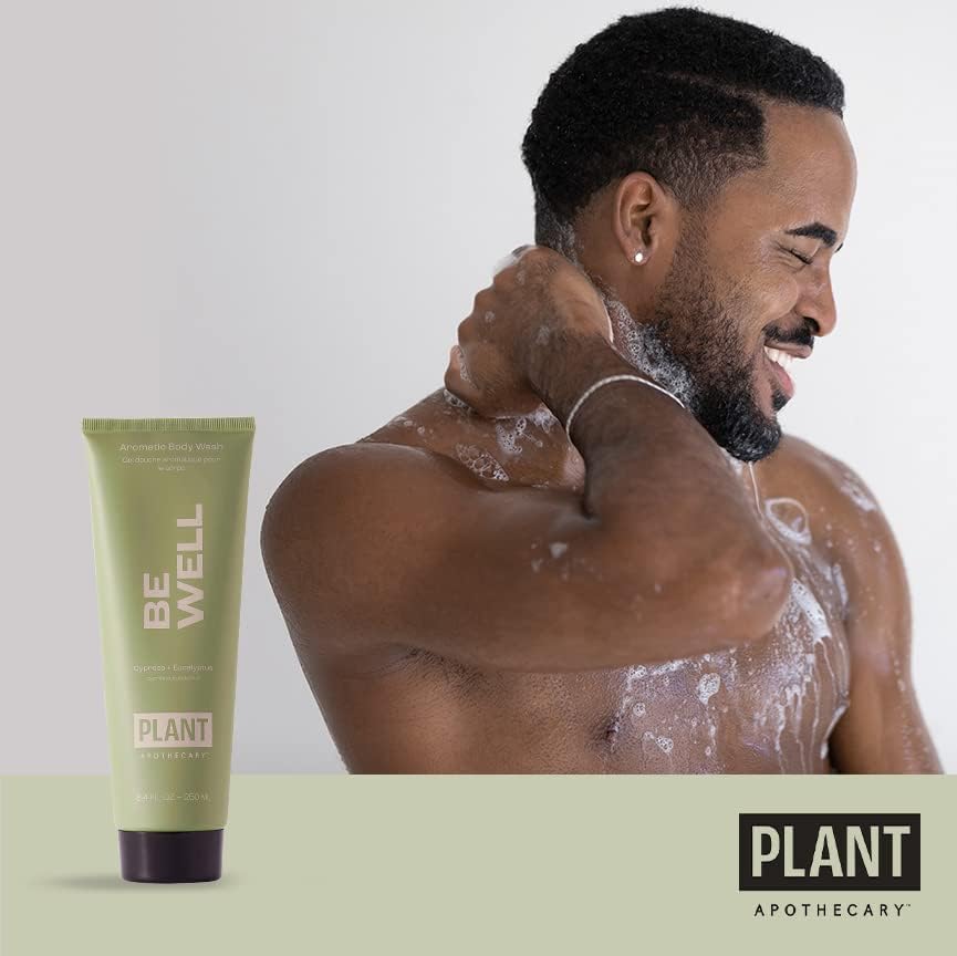 plant apothecary Be Well Sulfate Free Body Wash for Men and Women - Moisturizing Shower Gel with Essential Oils, and Vitamin E, Vitamin B5-8.4 fl oz Beauty & Personal Care plant apothecary