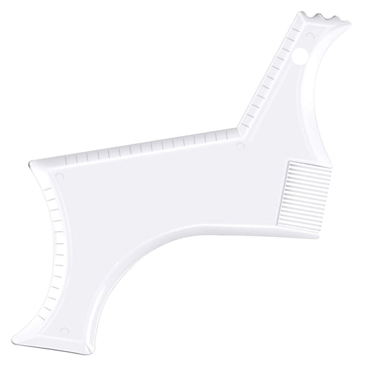 Beard Shaping Tool Trimmers for Men, Kucheed Beard Shaper with Inbuilt Comb Cool Care Black Transparent, Beard & Mustache Trimmers Cut Buddy Beard Beauty and Personal Care Kucheed