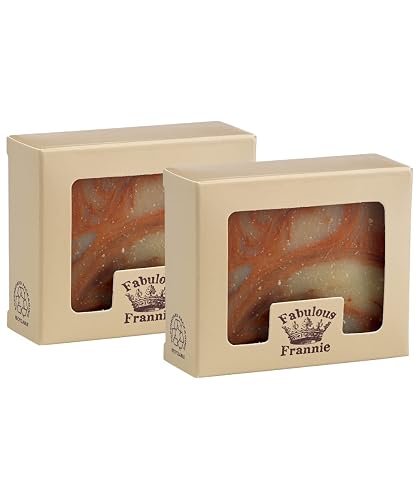 Fabulous Frannie BAY RUM Essential Oil Herbal Soap Gift Set each made with Pure Essential Oil 4 Ounce (Pack of 2) … Beauty & Personal Care Fabulous Frannie
