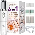 Own Harmony Electric Nail Buffer and Shine Kit for Natural Nails: Manicure Pedicure Tools with Callus Remover Foot Care, Best Electronic Mani Pedi Beauty & Personal Care Own Harmony