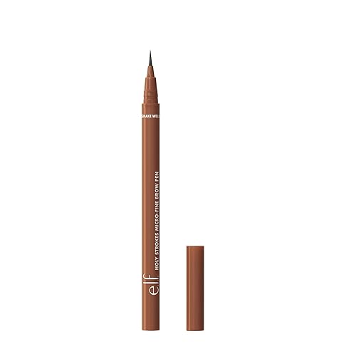 e.l.f. Holy Strokes Micro-Fine Brow Pen, Liquid Waterproof Eyebrow Makeup For Detailing & Adding Dimension, Vegan , Auburn Beauty & Personal Care e.l.f.